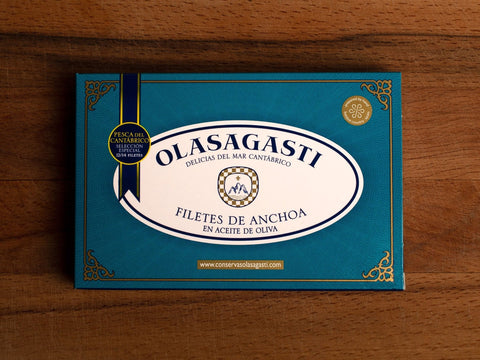 Large Cantabrian anchovies