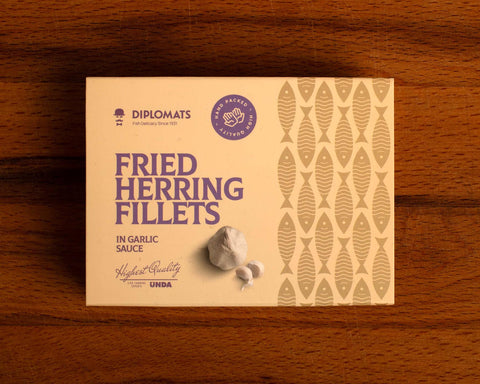 Herring in garlic sauce