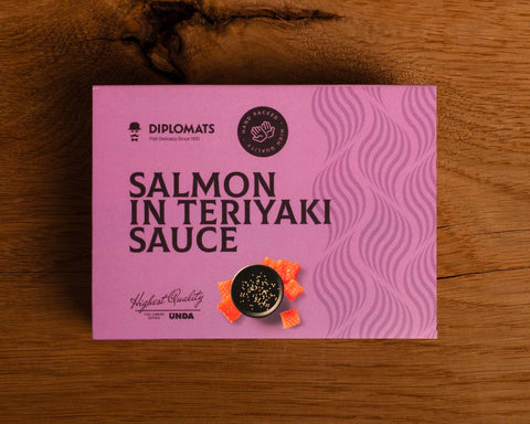 Salmon in teriyaki sauce