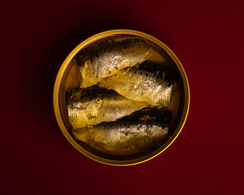 Boneless sardines in olive oil