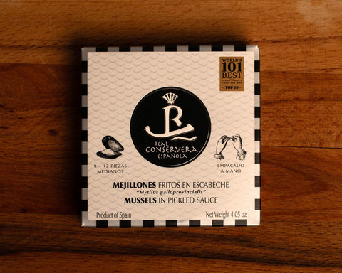 Mussels in escabeche