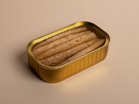 Mackerel fillets in olive oil