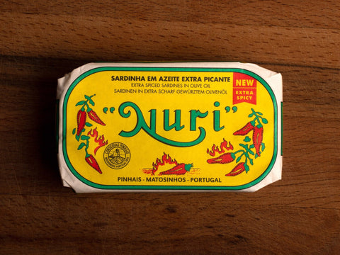 Extra spicy sardines in olive oil